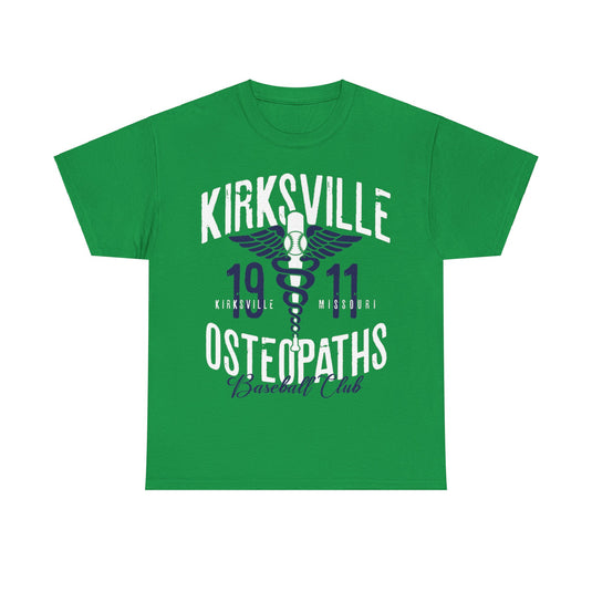 Kirksville Osteopaths Est 1911 Missouri Baseball T-shirt