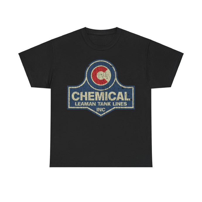 Chemical Leaman Tank Lines 1961 Trucking Distressed Print T-shirt