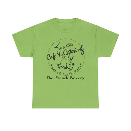La Petite Cafe & Catering French Bakery Vintage Logo Classic Food T-Shirt
