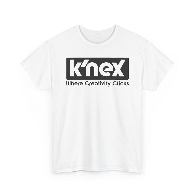 Load image into Gallery viewer, K&#39;NEX Defunct Building Toys T-Shirt Where Creativity Clicks Construction Set Tee
