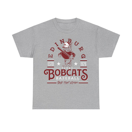 Edinburg Bobcats Est 1926 Texas Baseball T-shirt