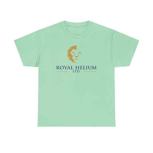 Royal Helium Ltd T-Shirt Bankrupt Helium Company Defunct Logo Tee