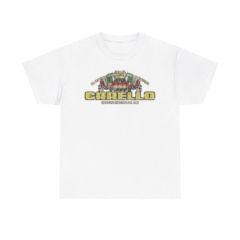 Load image into Gallery viewer, Carello High Performance Lighting 1912 Car T-shirt
