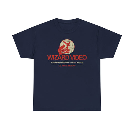 Wizard Video 1981 Los Angeles California Video Company T-shirt