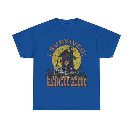 Poolesville Haunted House Survivor 1980 Maryland T-shirt