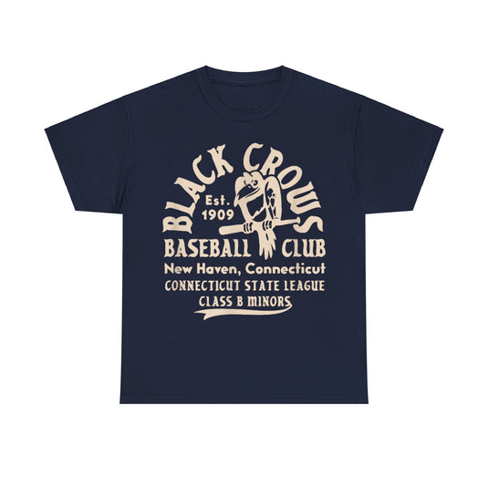 Black Crowes Connecticut New Haven Nostalgic Retro Baseball Team T-shirt