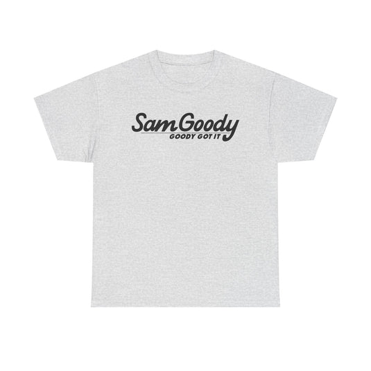 Sam Goody Goody Got It Black Logo Music Entertainment Store Nostalgic T-shirt