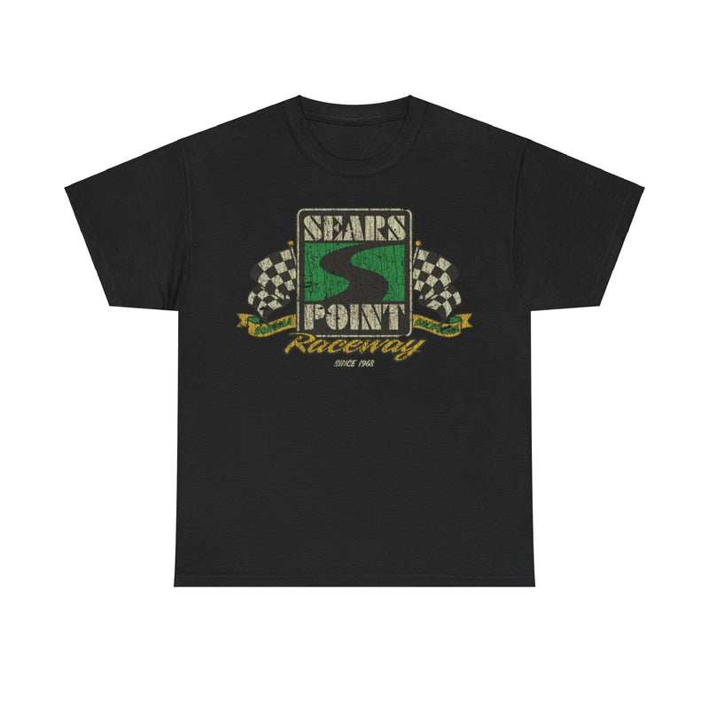 Load image into Gallery viewer, Sears Point Raceway 1968 Distressed Print T-shirt
