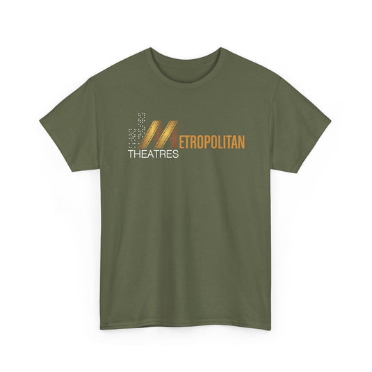 Metropolitan Theaters Film Strip Logo T-Shirt Movie Cinema Tee