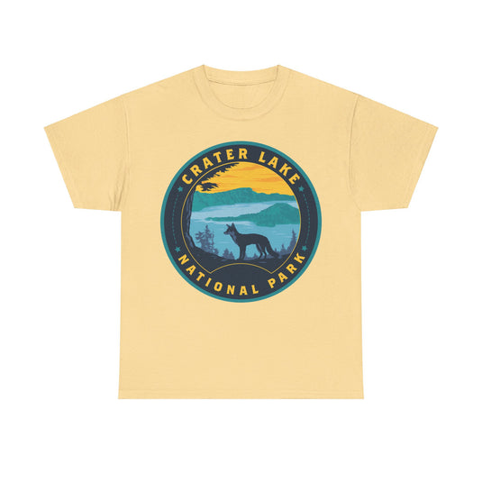 Crater Lake National Park Oregon Round Logo T-shirt