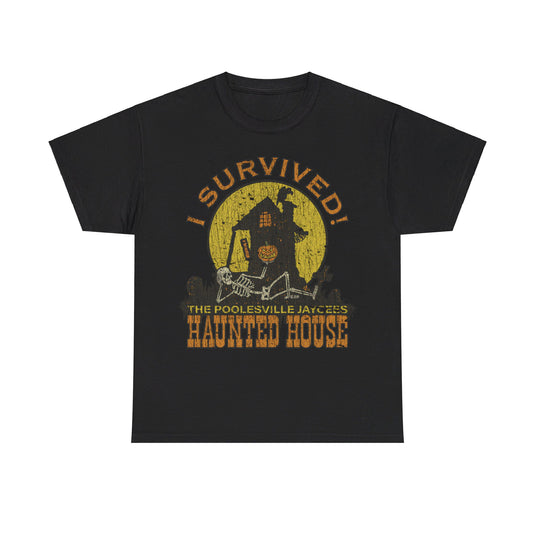 Poolesville Haunted House Survivor 1980 Maryland T-shirt