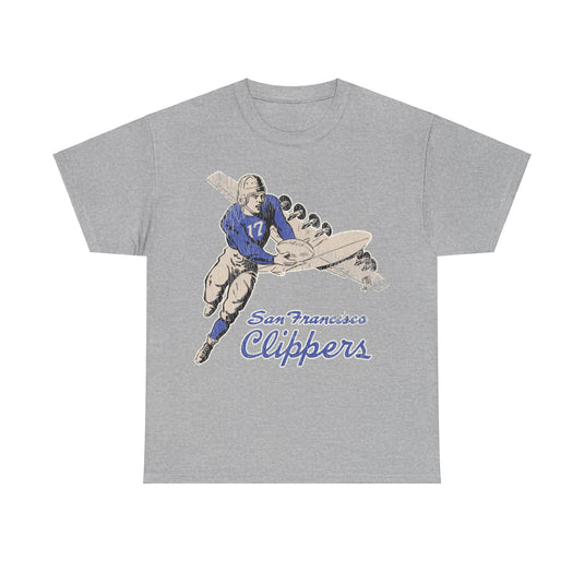 San Francisco Clippers Retro Nostalgic Football T-shirt