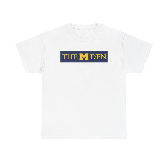 The M Den T-Shirt Defunct Michigan Store Bankrupt Company Logo Tee