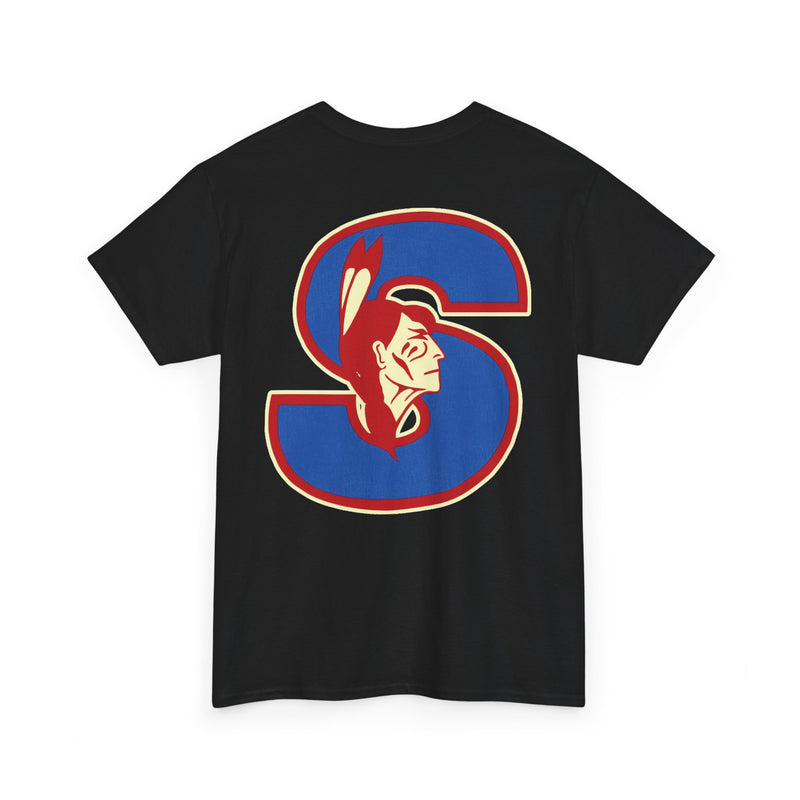 Load image into Gallery viewer, Springfield Indians Hockey Team Nostalgic 2 sided T-shirt
