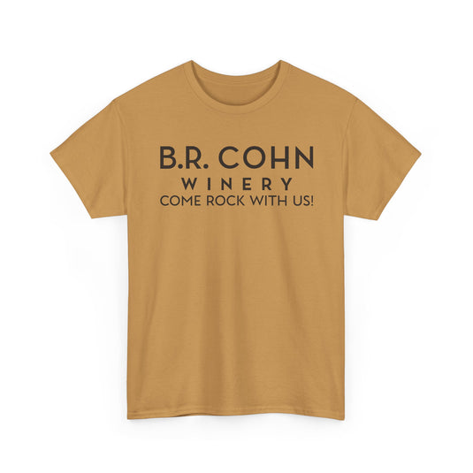 B.R. Cohn Winery T-Shirt Defunct Wine Company Come Rock With Us Tee
