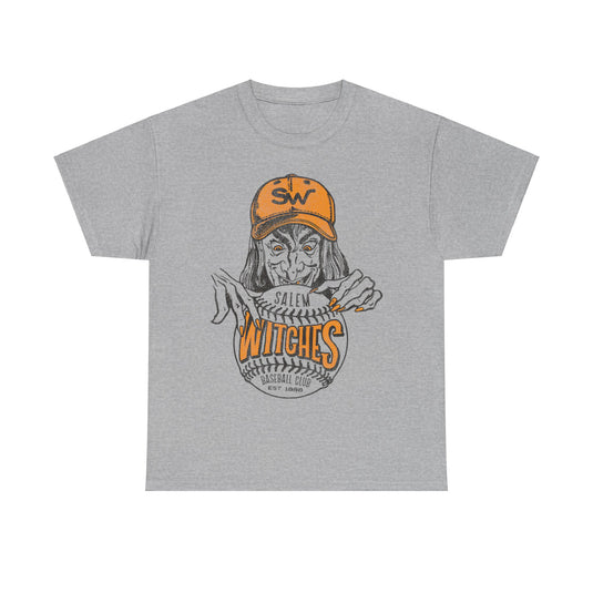 Salem Witches Nostalgic Retro Baseball Team T-shirt