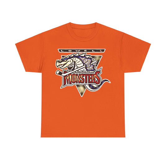 Lowell Lock Monsters Massachusetts Hockey Team T-shirt