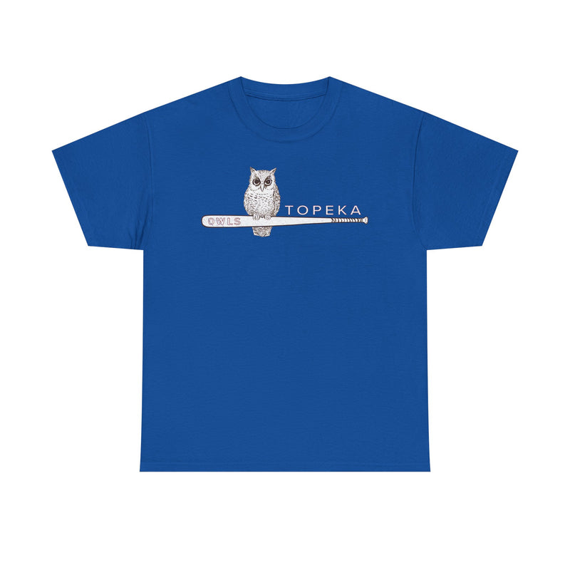 Load image into Gallery viewer, Topeka Owls Minor League Nostalgic Retro Baseball Team T-shirt
