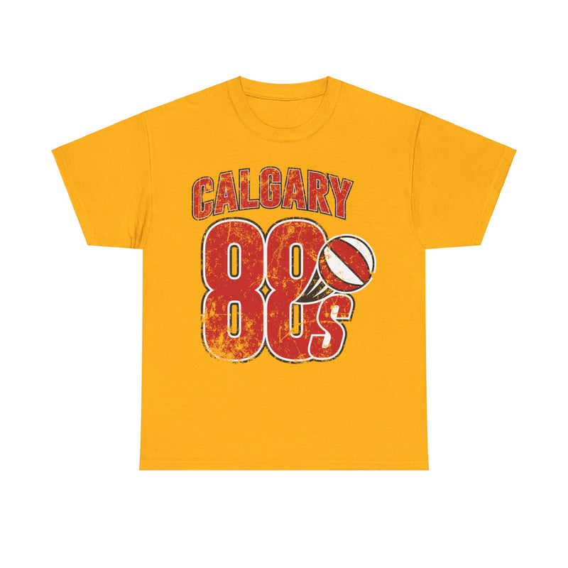 Load image into Gallery viewer, Calgary 88s Canada Red Logo Basketball Team T-shirt
