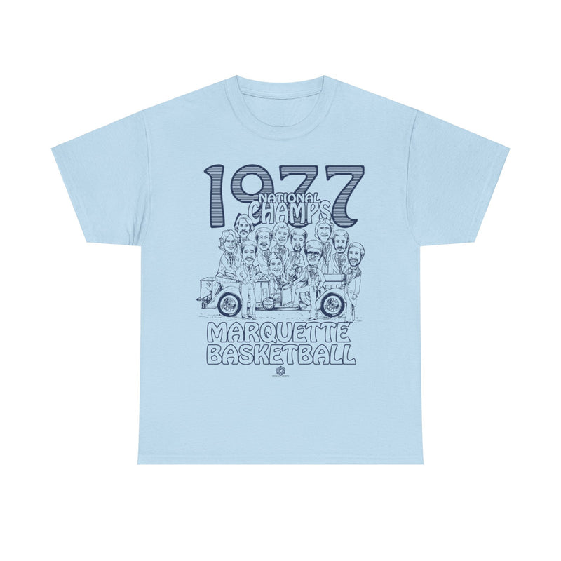 Load image into Gallery viewer, Marquette National Basketball Champions 1977 Nostalgic Retro T-shirt
