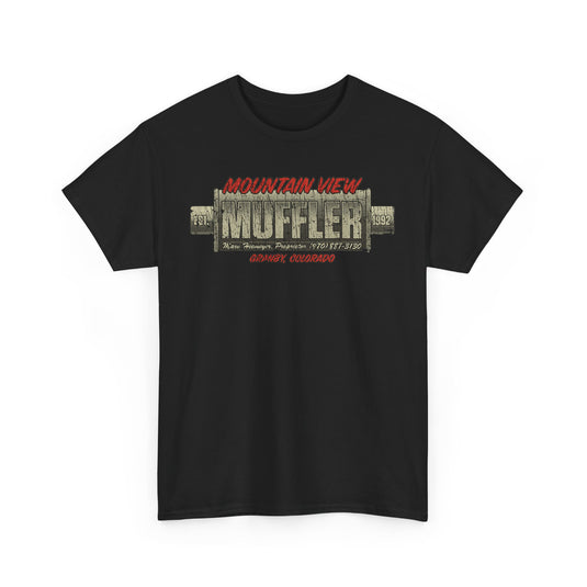 Mountain View Muffler Est 1992 Colorado T-shirt