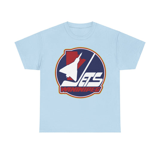 Winnipeg Jets Red Blue Logo Hockey Team T-shirt