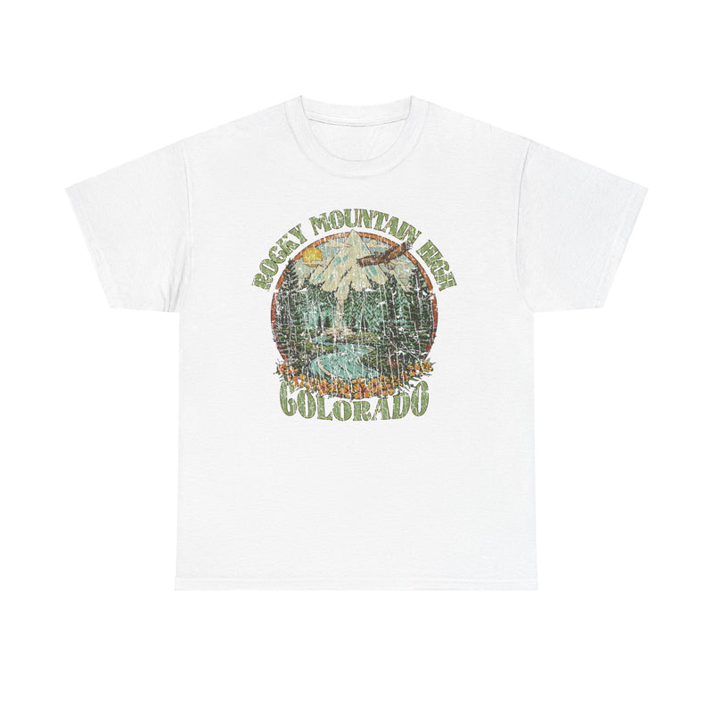 Load image into Gallery viewer, Rocky Mountain High John Denver 1972 Colorado Folk Rock T-shirt
