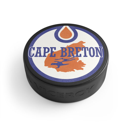 Cape Breton Oilers Nostalgic Logo Hockey Puck