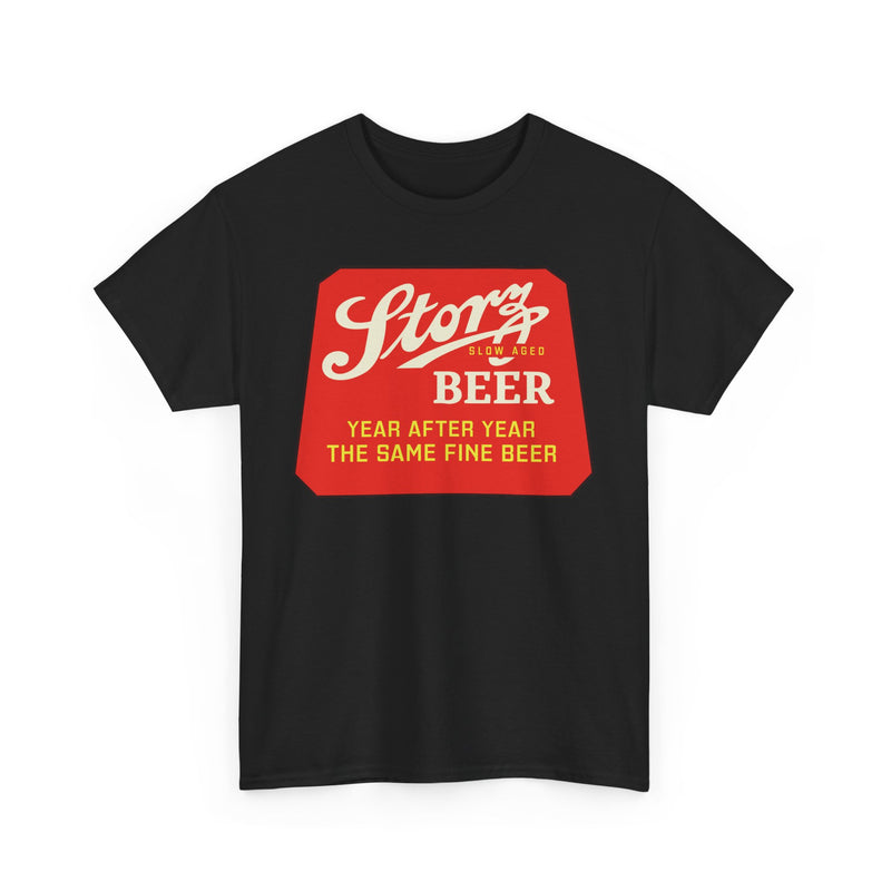 Load image into Gallery viewer, Storz Beer Year After Year Same Fine Beer Slow Aged Logo T-Shirt
