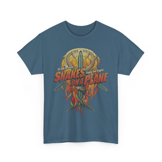 Snakes on a Plane 2006 Action Thriller Movie T-shirt