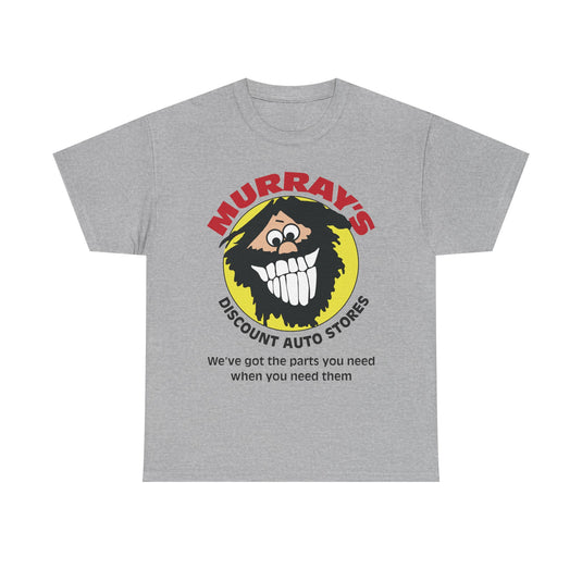 Murray's Discount Auto Stores Bearded Mascot We've Got The Parts T-shirt