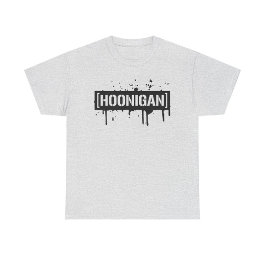 Hoonigan T-Shirt Bankrupt Automotive Brand Defunct Company Logo Tee