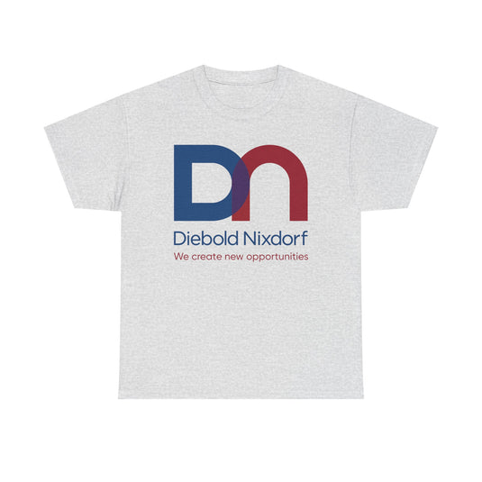 Diebold Nixdorf T-Shirt - Bankrupt ATM Company Logo Tee - Financial Tech