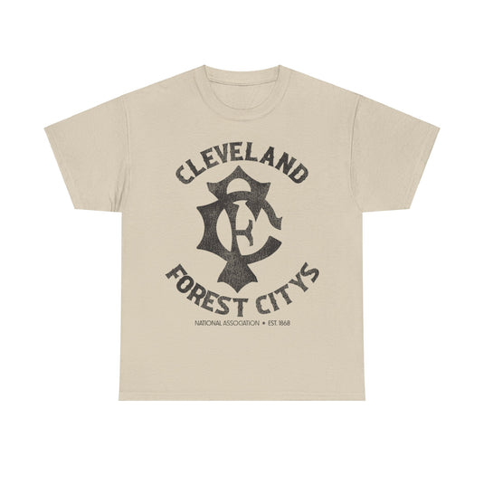 Cleveland Forest Citys Nostalgic Retro Baseball Team T-shirt