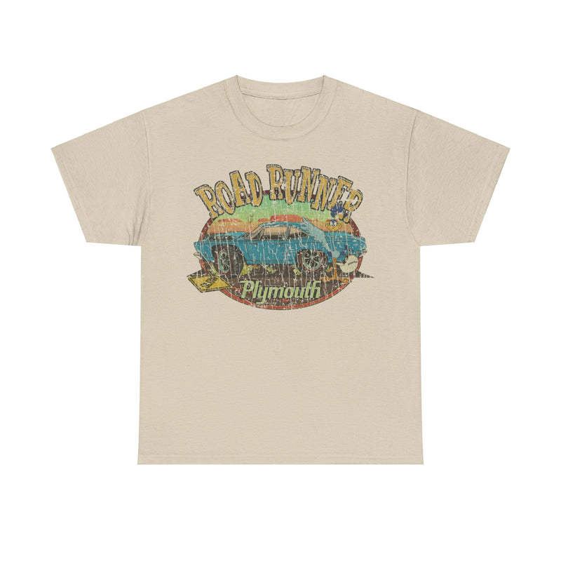 Load image into Gallery viewer, Plymouth Road Runner 1968 Car Distressed Print T-shirt
