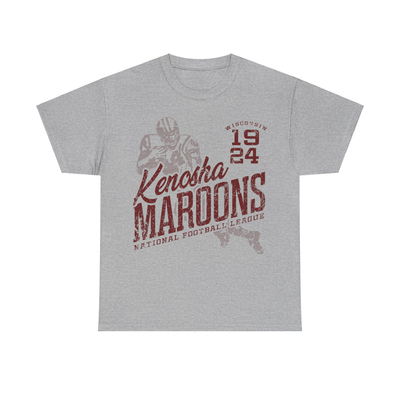 Load image into Gallery viewer, Kenosha Maroons Est 1924 Wisconsin Football Team T-shirt
