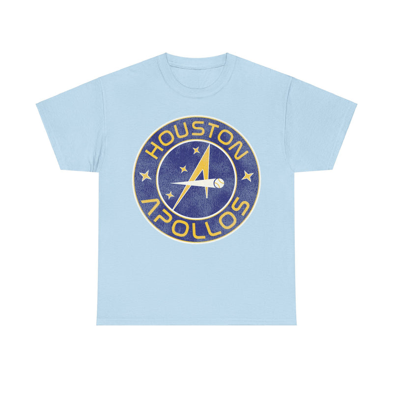 Load image into Gallery viewer, Houston Apollos Baseball Blue Logo Nostalgic Retro Baseball Team T-shirt
