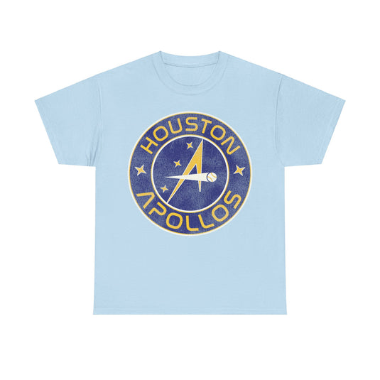 Houston Apollos Baseball Blue Logo Nostalgic Retro Baseball Team T-shirt