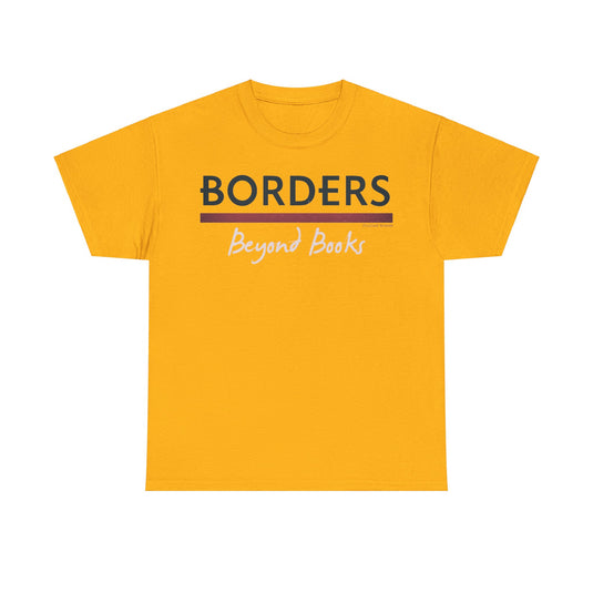 Borders Beyond Books Nostalgic Retro Logo T-shirt