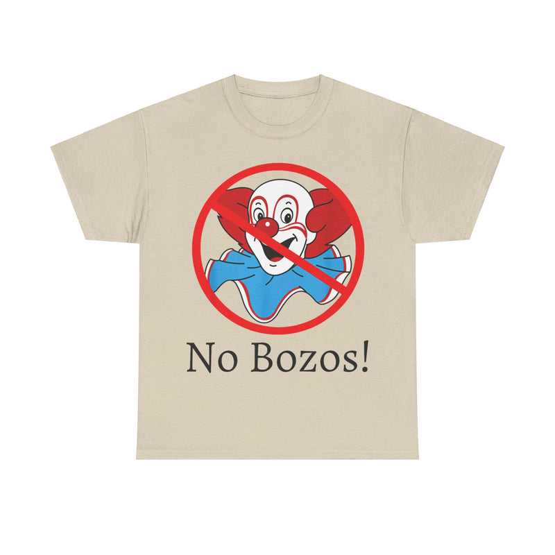 Load image into Gallery viewer, No Bozos 1983 Clown Nostalgic T-shirt
