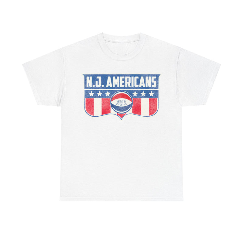 Load image into Gallery viewer, New Jersey Americans Basketball Team USA Flag Nostalgic Retro T-shirt
