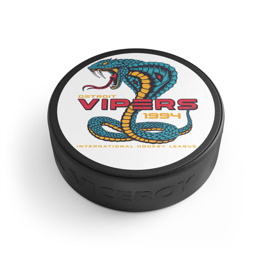 Detroit Vipers Est 1994 Michigan Hockey Puck