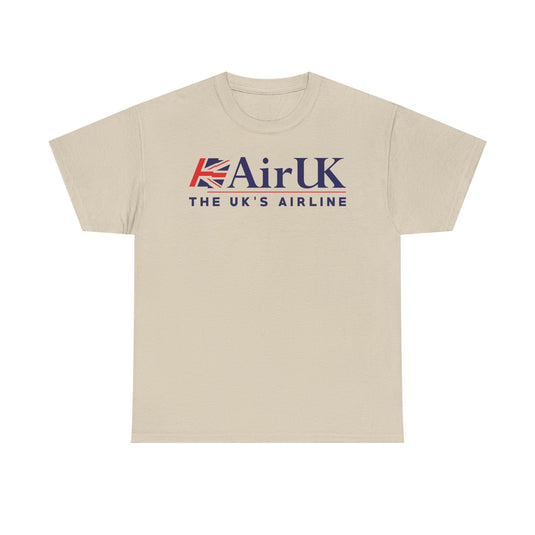 Air UK Leisure Leisure Without Compromise Vintage Airline Logo Aviation T-shirt