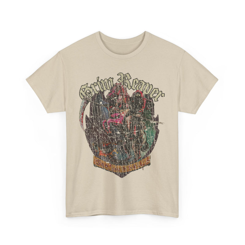 Load image into Gallery viewer, See You in Hell 1983 British Metal Rock Band Grim Reaper T-shirt
