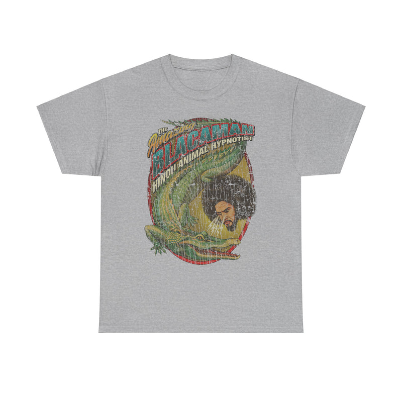 Load image into Gallery viewer, The Amazing Blacaman 1924 Hindu Animal Hypnotist Circus Performer T-shirt
