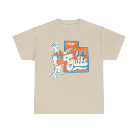 Salt Lake Gulls Utah Nostalgic Retro Baseball Team T-shirt