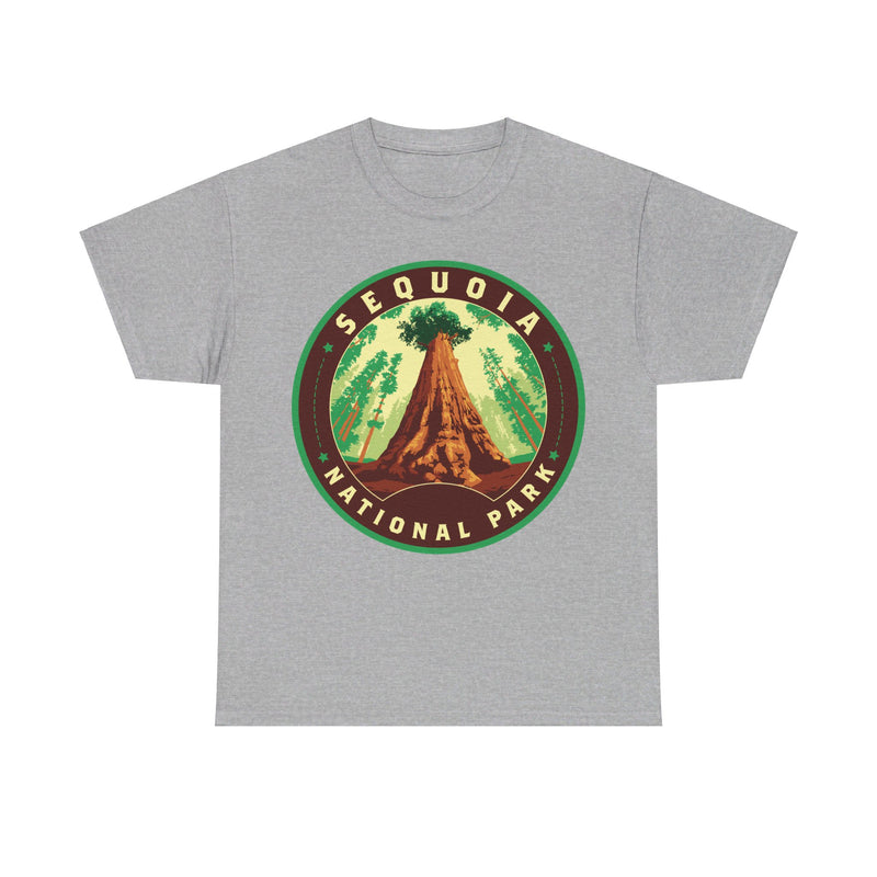 Load image into Gallery viewer, Sequoia National Park California Round Logo T-shirt
