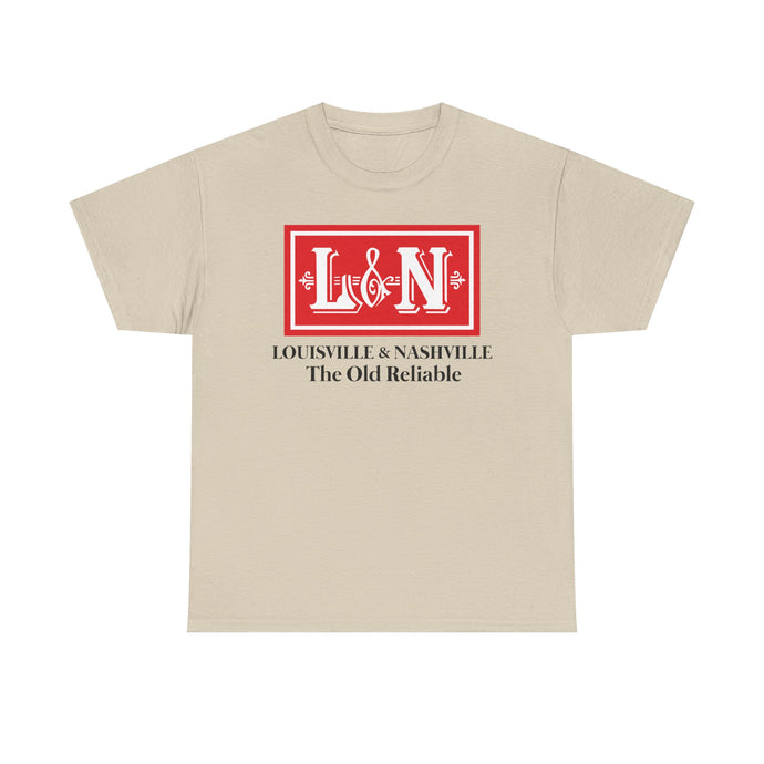 Louisville Nashville Old Reliable Railroad Vintage Train Logo T-Shirt