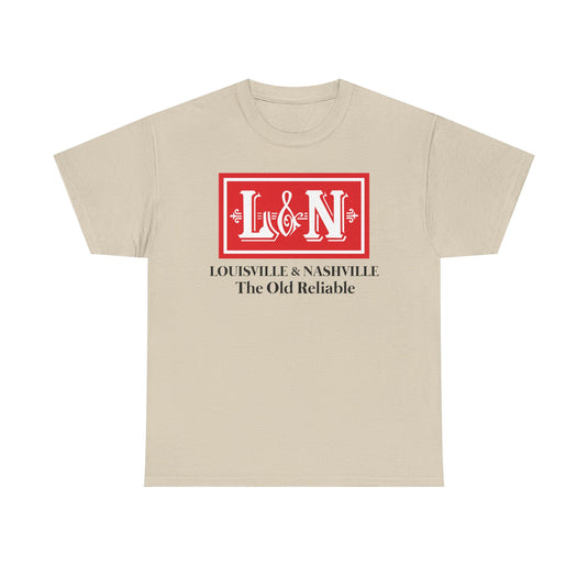 Louisville Nashville Old Reliable Railroad Vintage Train Logo T-Shirt