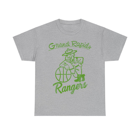 Grand Rapids Rangers Basketball Team Nostalgic Logo T-shirt